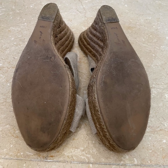 7 For All Mankind Jayda Platform Wedge Espadrilles Size 9.5 - Picture 5 of 5